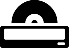 Optical Drive Laser Cut Svg File, Free Vectors File